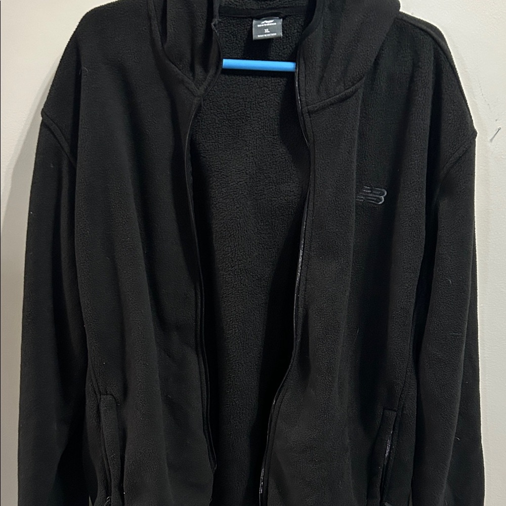 New Balance Men's Black Zip-Up Hoodie